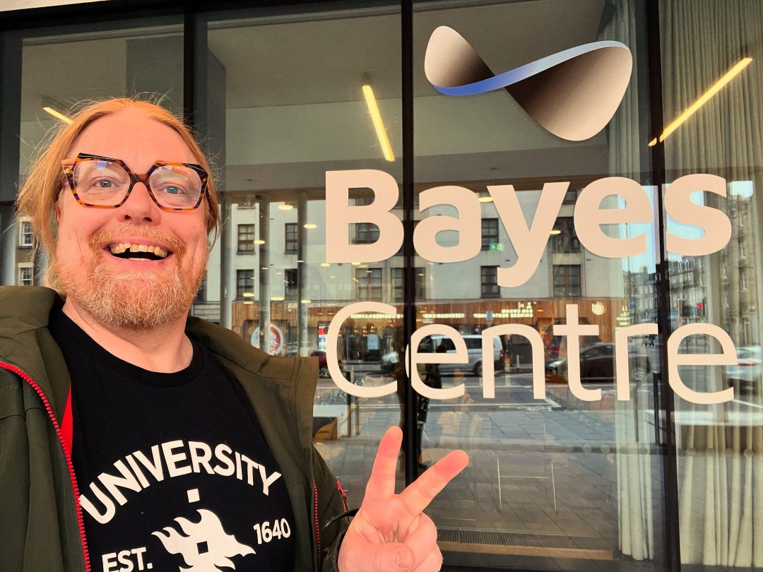 Samuli Siltanen at the Bayes Centre in Edinburgh